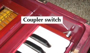 Harmonium - Coupler Switch